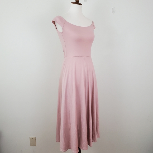 Reformation Marci Off Shoulder Midi Dress - Picture 8 of 15